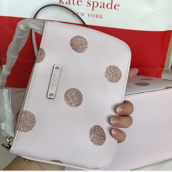 💦🏝Kate Spade Tote 🏝shoulder bag & pouch/large - Picture 4 of 7